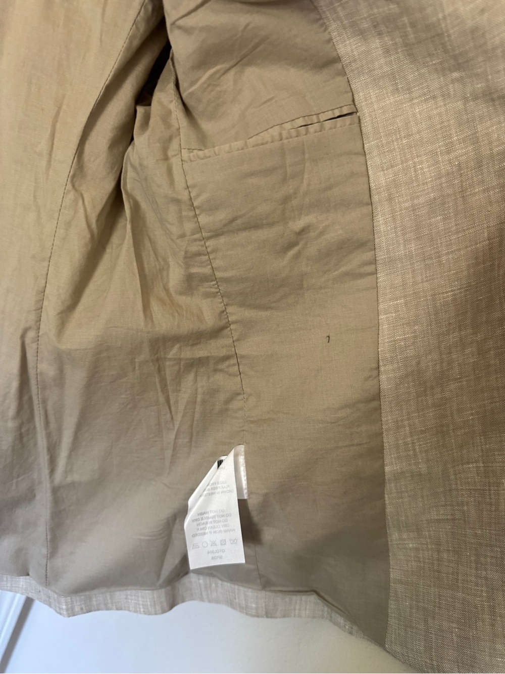 Quince 100% European Linen structured Blazer in flax - Picture 7 of 9